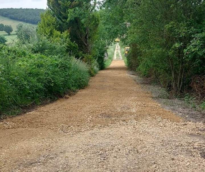 Travaux chemin d’accès à Saint-Sulpice-la-Pointe